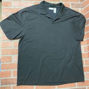 Mens Concepts by Claiborn Size 2X Black Golf Polo Short Sleeve.